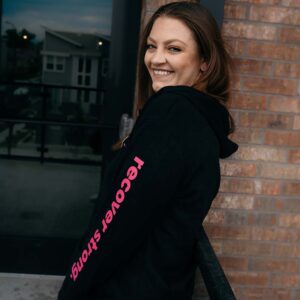 Recovery Zip Up Long Hoodie Jacket Tunic Sweatshirt