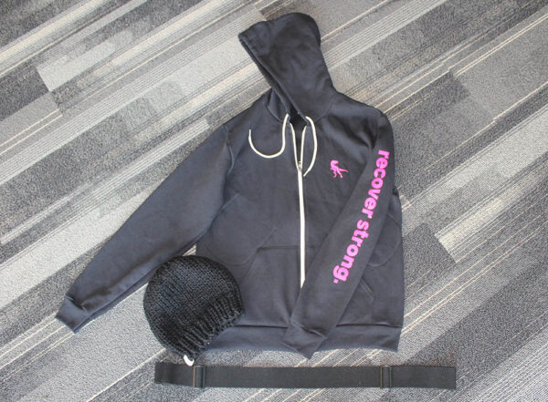 Recovery Band, Zipper Hoodie, and Wool Beanie