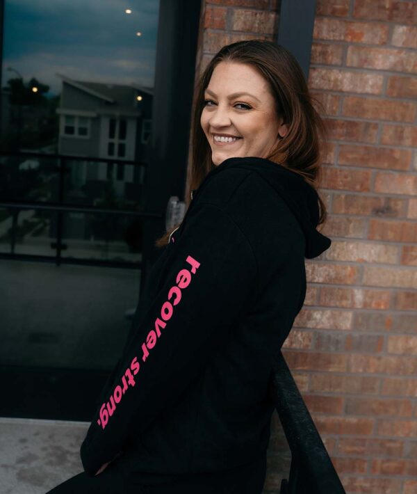 Recovery Zip Up Long Hoodie Jacket Tunic Sweatshirt